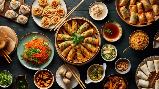 舌尖上的诱惑 一幅美食餐饮图鉴